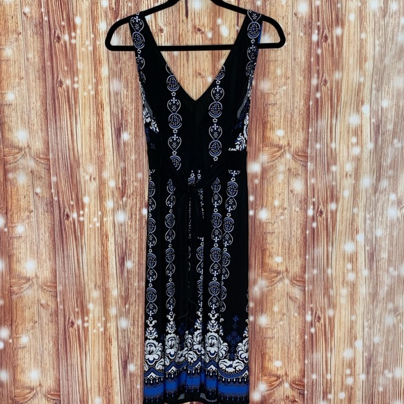 Connected Apparel Size 12 V Neck Front and Back Empire Waist Sleeveless - Picture 6 of 7